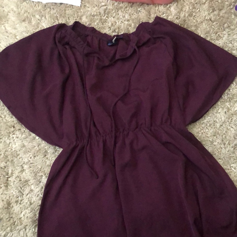 purple dress